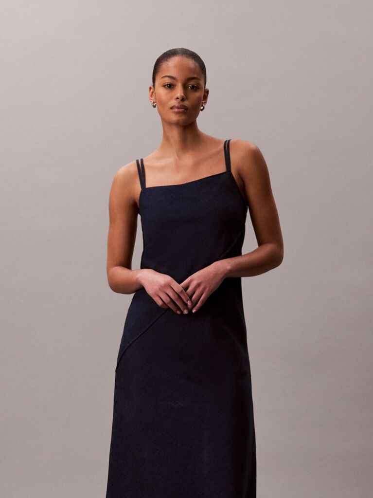 Blue Soft Denim Cami Dress  Women