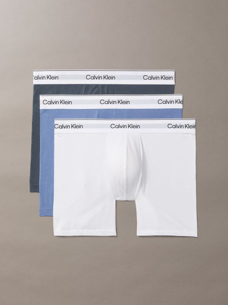 Multi Σετ 3 Μπόξερ - Icon Cotton Stretch  Άνδρας
