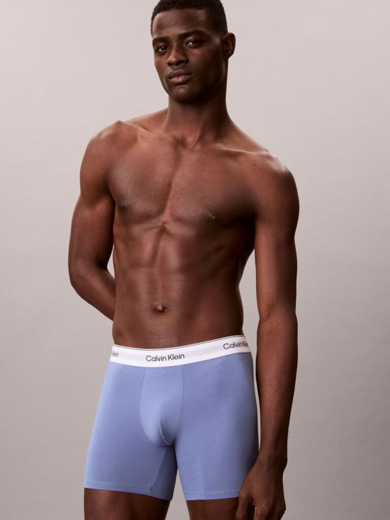 Multi Σετ 3 Μπόξερ - Icon Cotton Stretch  Άνδρας