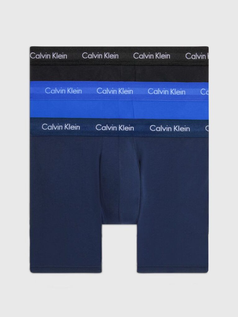 Multi 3 Pack Boxer Briefs - Cotton Stretch  Men