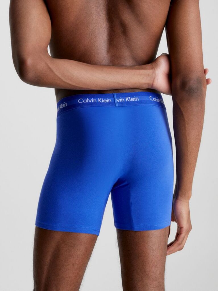Multi 3 Pack Boxer Briefs - Cotton Stretch  Men