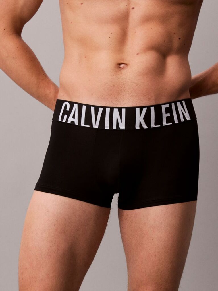Black 3 Pack Low Rise Trunks - Intense Power Micro  Men
