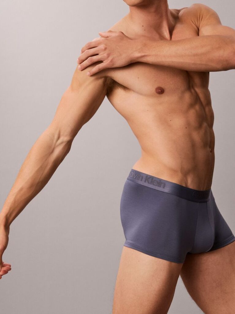 Multi 3 Pack Low Rise Trunks - CK Black  Men