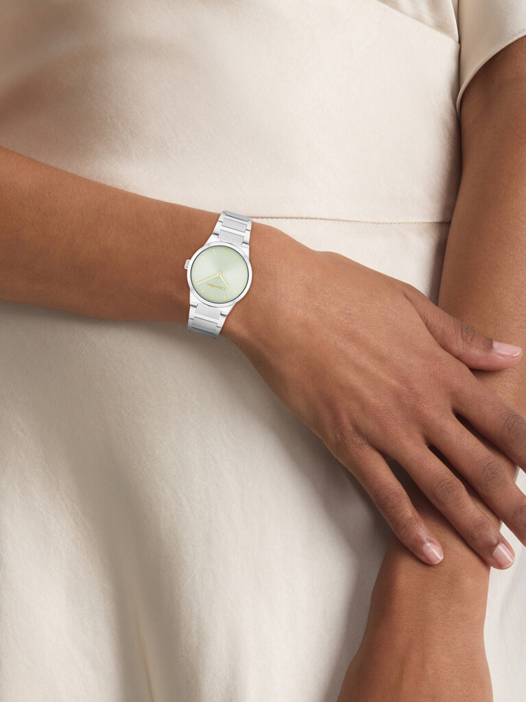 Green Stainless Steel Bracelet Watch  Women