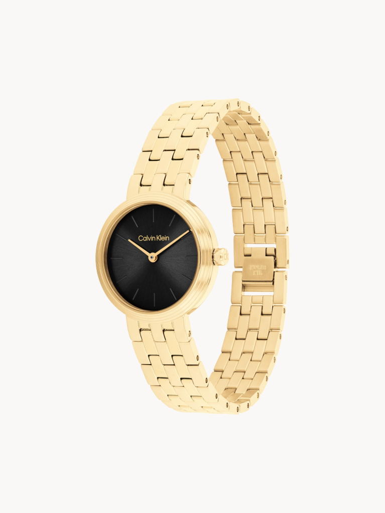 Black Minimalist Bracelet Watch  Women