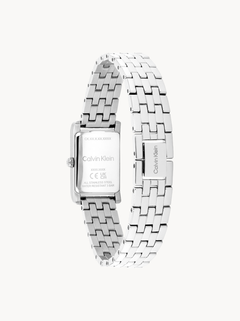 Pink CK Light Rectangular Bracelet Watch  Women