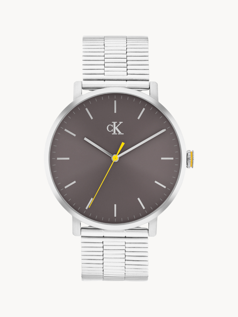Grey Stainless Steel Bracelet Watch  Men