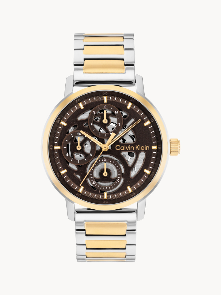 Brown Stainless Steel Bracelet Watch  Men
