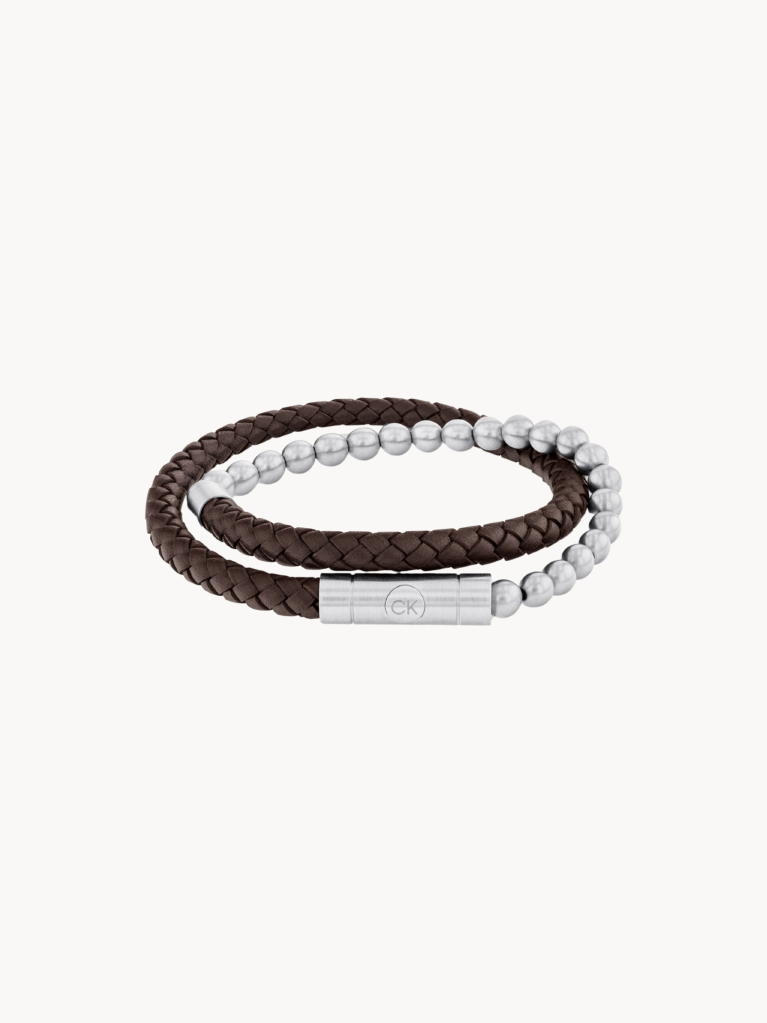 Brown CK Fuse Bracelet  Men