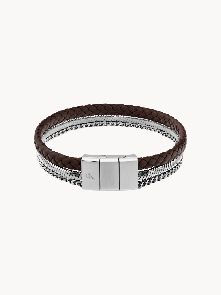 Brown CK Merge Bracelet  Men