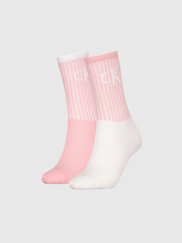 Multi 2 Pack Crew Socks  Women