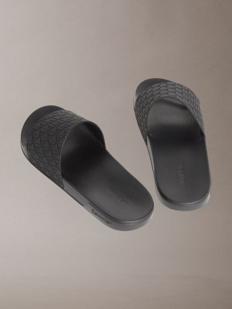 Μαύρο Nemo - Sliders με Ανάγλυφο Emblem Λογότυπο  Άνδρας