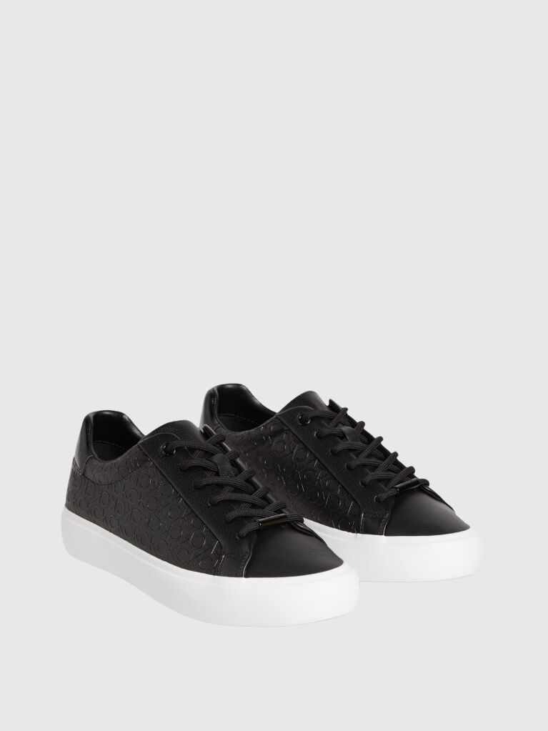 Μαύρο Sneakers Με Λογότυπο  Γυναίκα