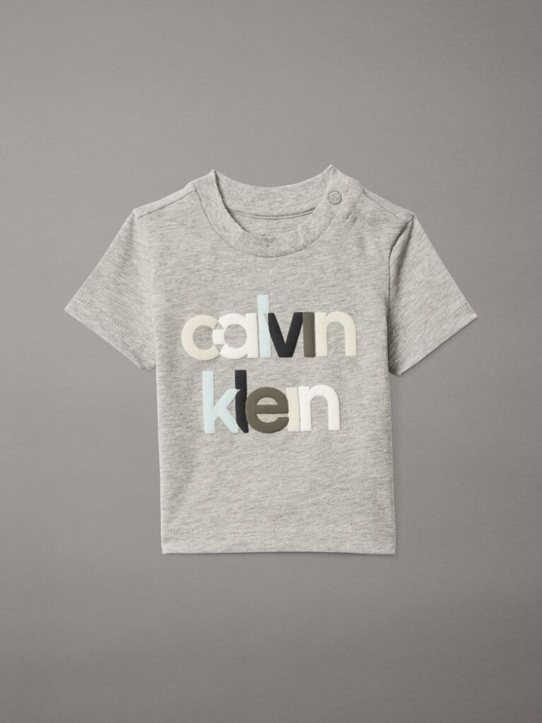Γκρι Βρεφικό T-shirt Με Λογότυπο  Βρεφικά