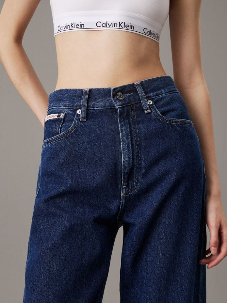 Denim High Rise Barrel Jeans  Women