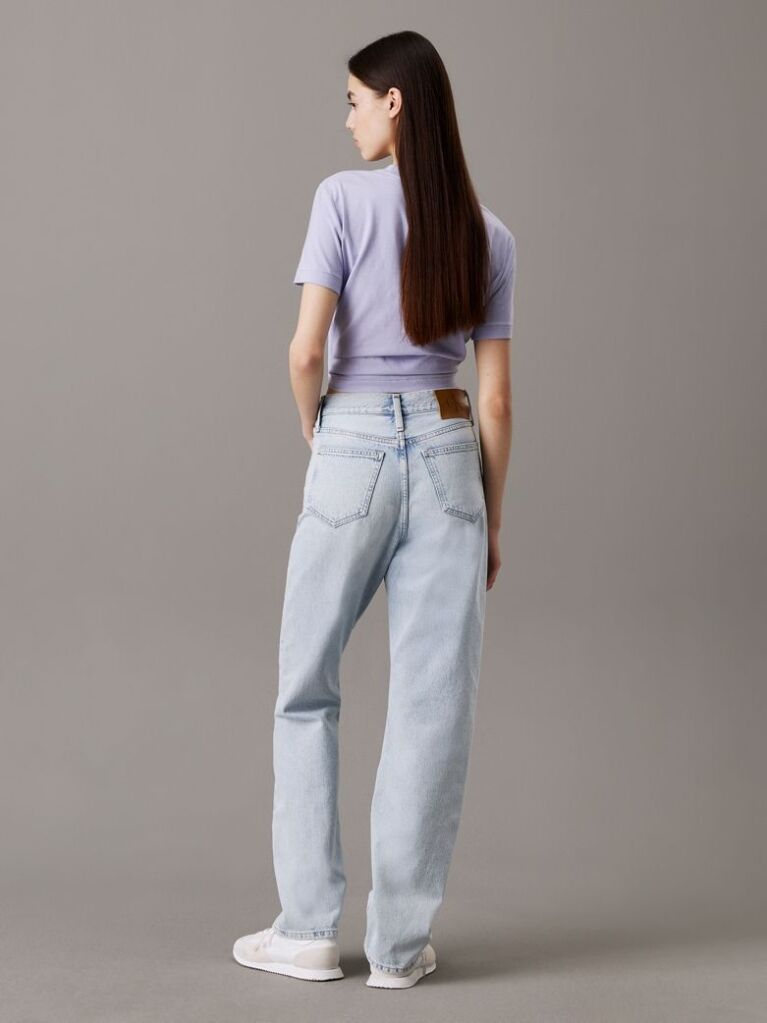 Denim Ψηλόμεσο Τζιν Με Ίσια Γραμμή  Γυναίκα