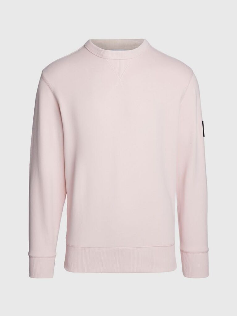 Pink Monogram Badge Sweatshirt  Men