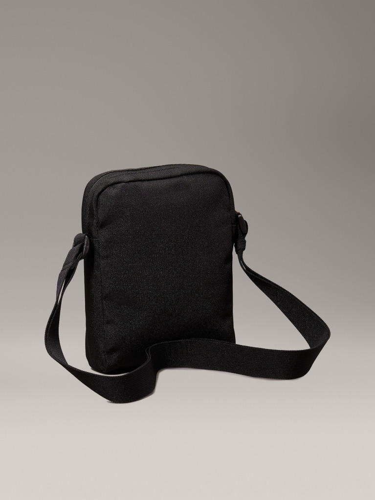 Black Logo Reporter Bag  Men