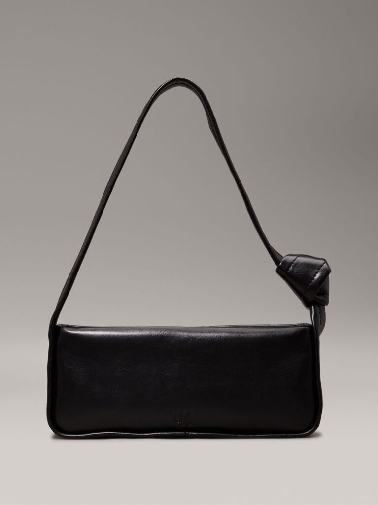 Black Knotted Shoulder Bag  Women