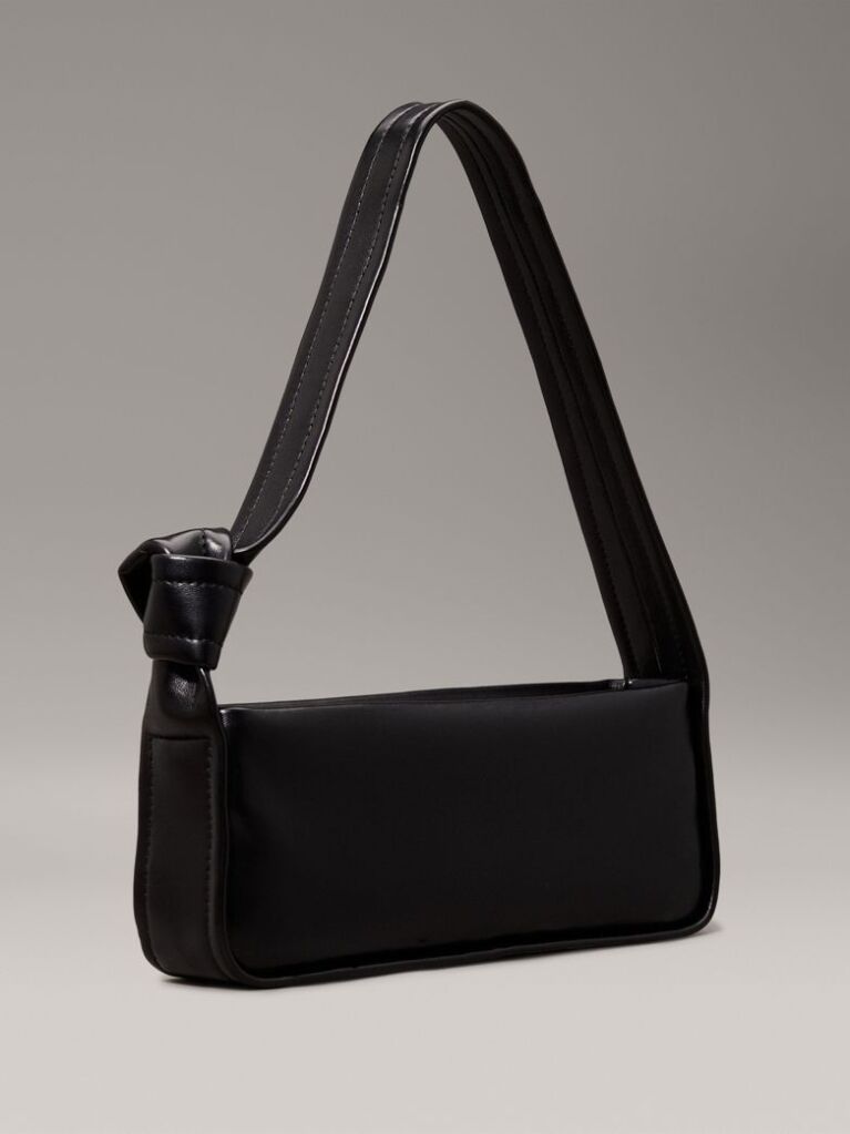 Black Knotted Shoulder Bag  Women