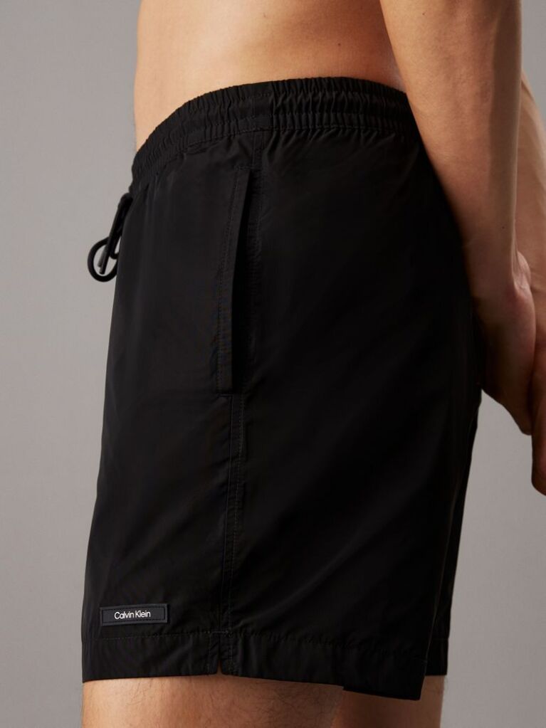 Black Medium Drawstring Swim Shorts - CK Essentials  Men