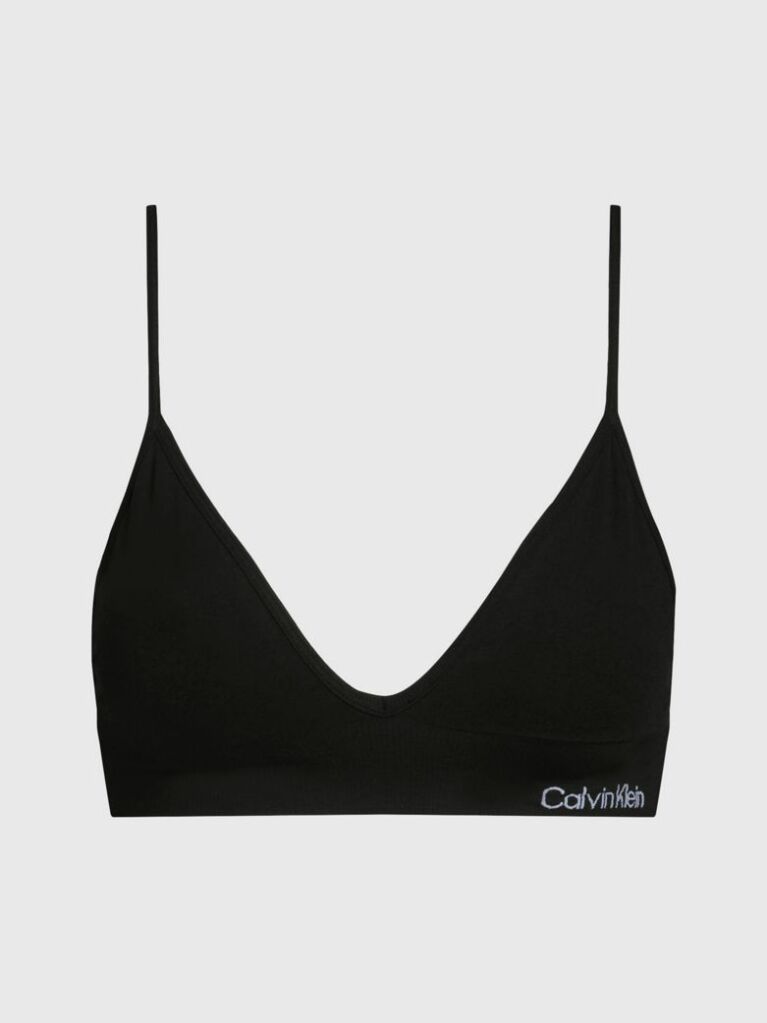 Black Triangle Bikini Top - CK Meta Essentials  Women