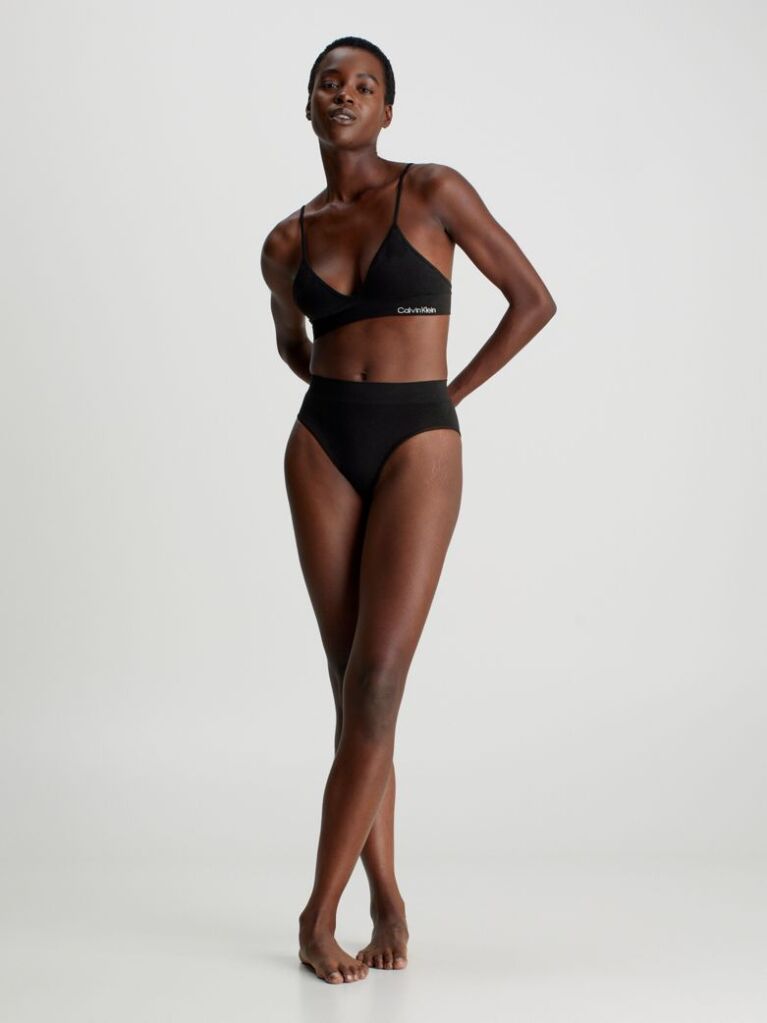 Black Triangle Bikini Top - CK Meta Essentials  Women