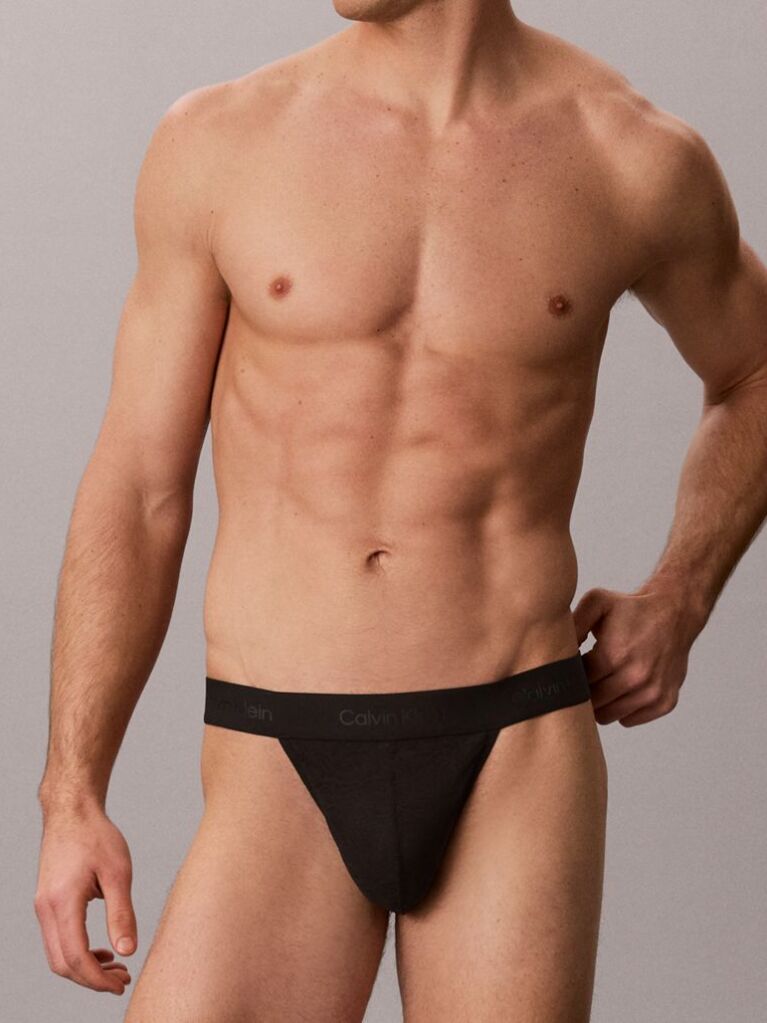 Black Thong - Sculpt Lace  Men