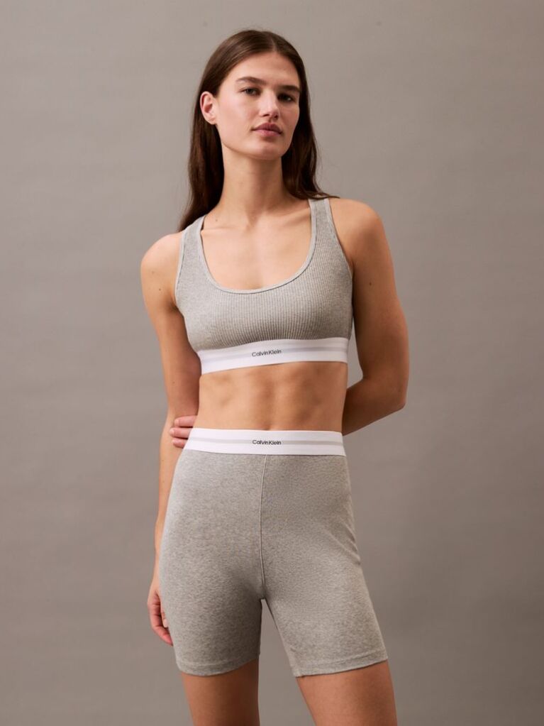 Γκρι Σουτιέν Bralette - Cotton Modal Rib  Γυναίκα