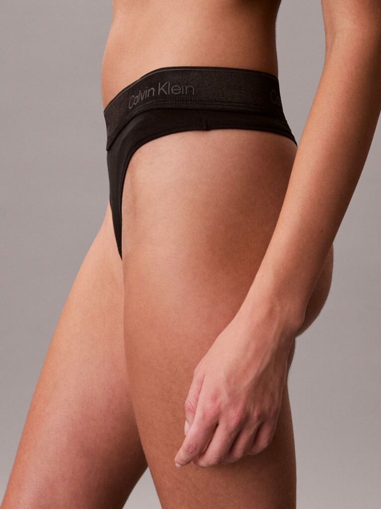 Black Thong - Icon Cotton Modal  Women