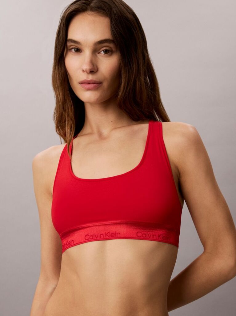 Κόκκινο Bralette Χωρίς Ενίσχυση - Icon Cotton Modal  Γυναίκα