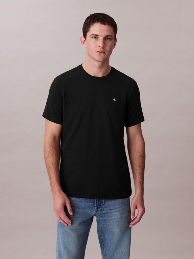 Black Crew Neck T-Shirt  Men