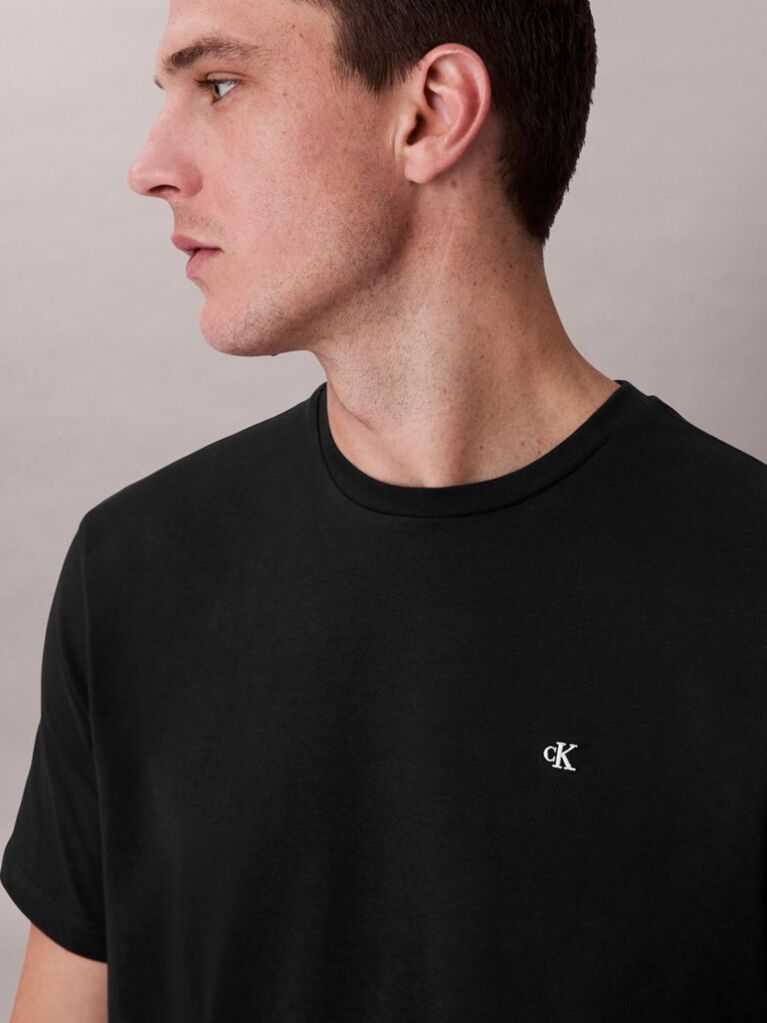 Black Crew Neck T-Shirt  Men
