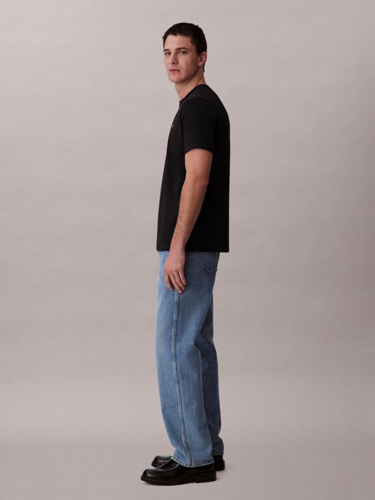 Black Crew Neck T-Shirt  Men