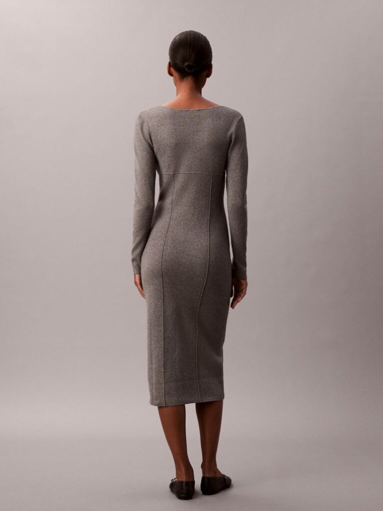 Grey Half Milano Mini Dress  Women