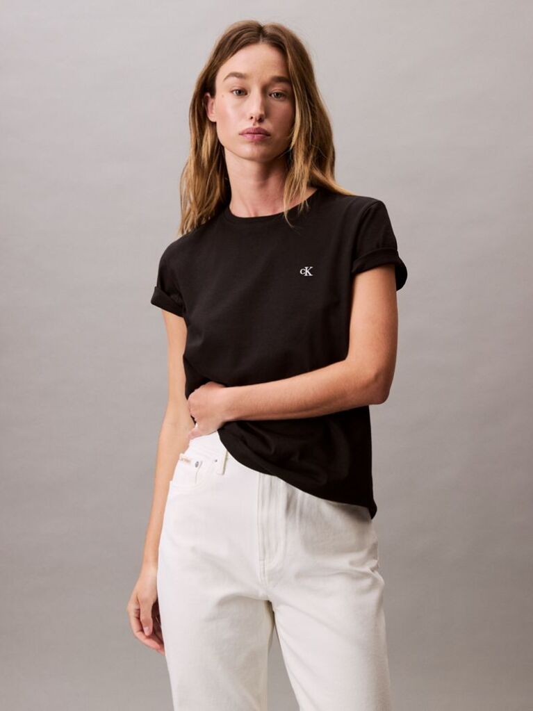 Black Monogram T-shirt  Women