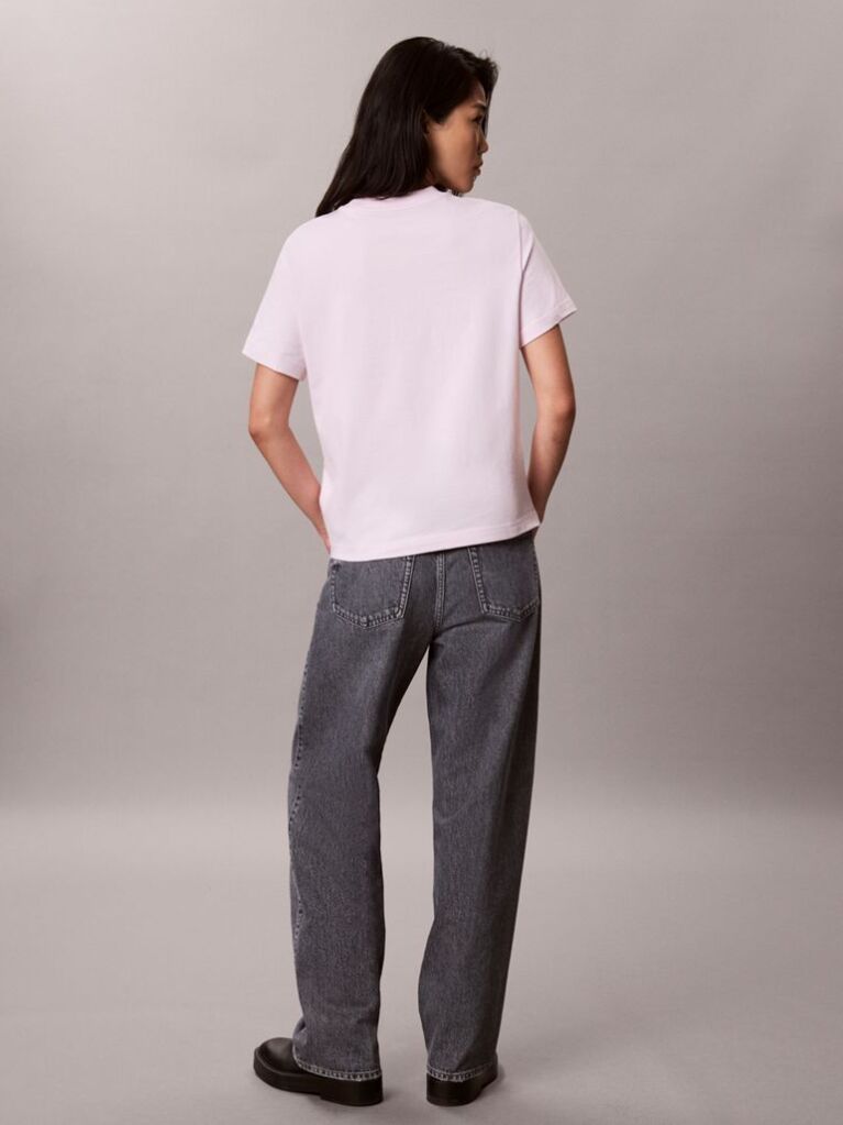 Pink Monogram Logo Tee  Women