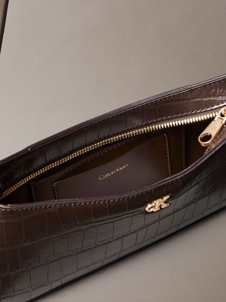 Brown Monogram Crocodile Shoulder Bag  Women