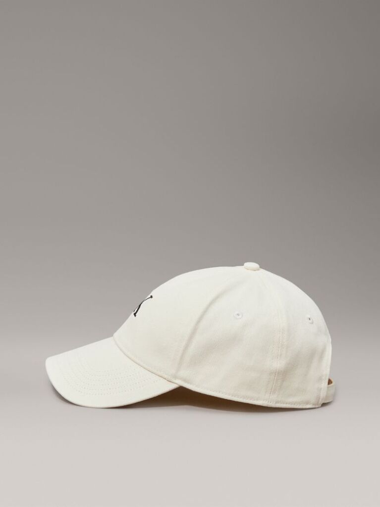 White Twill Logo Cap  Women