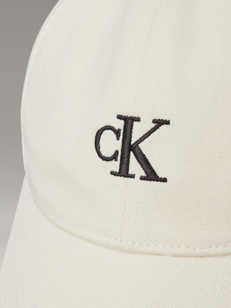 White Twill Logo Cap  Women