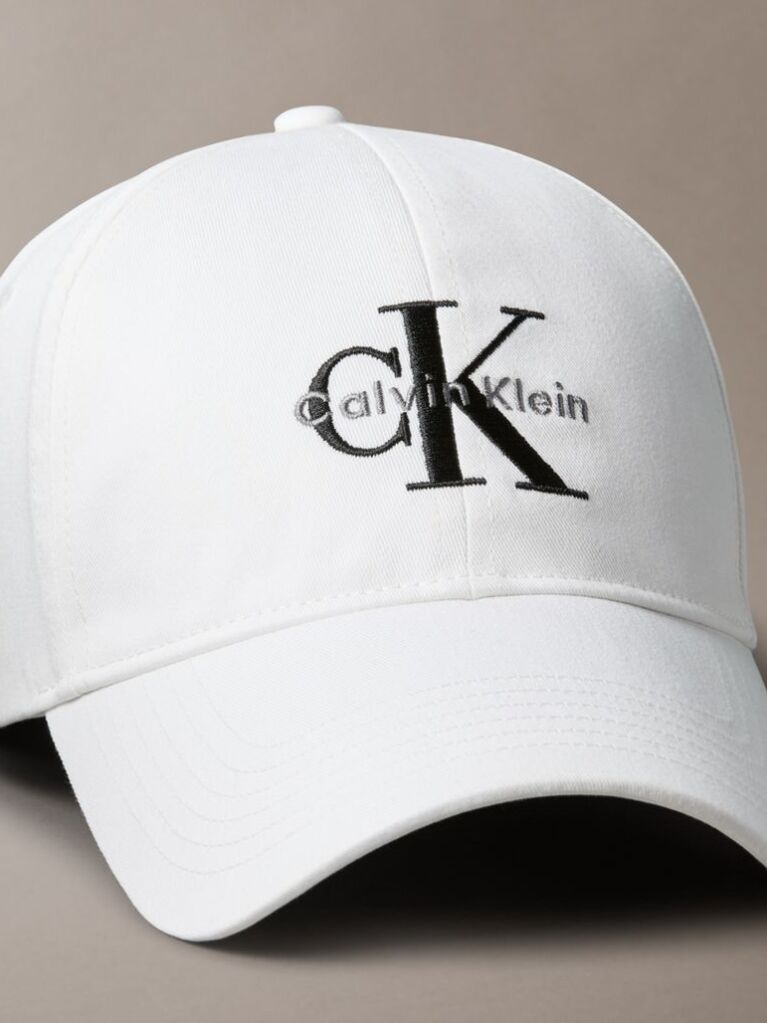 White Twill Logo Cap  Women