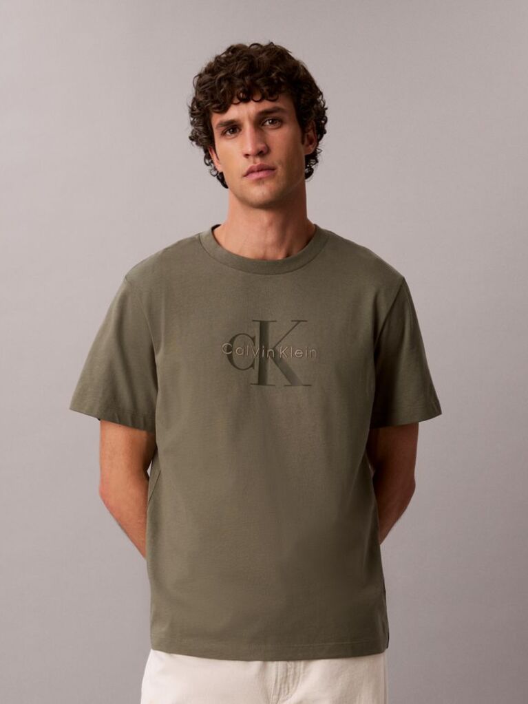 Πράσινο T-Shirt Με Λογότυπο  Άνδρας