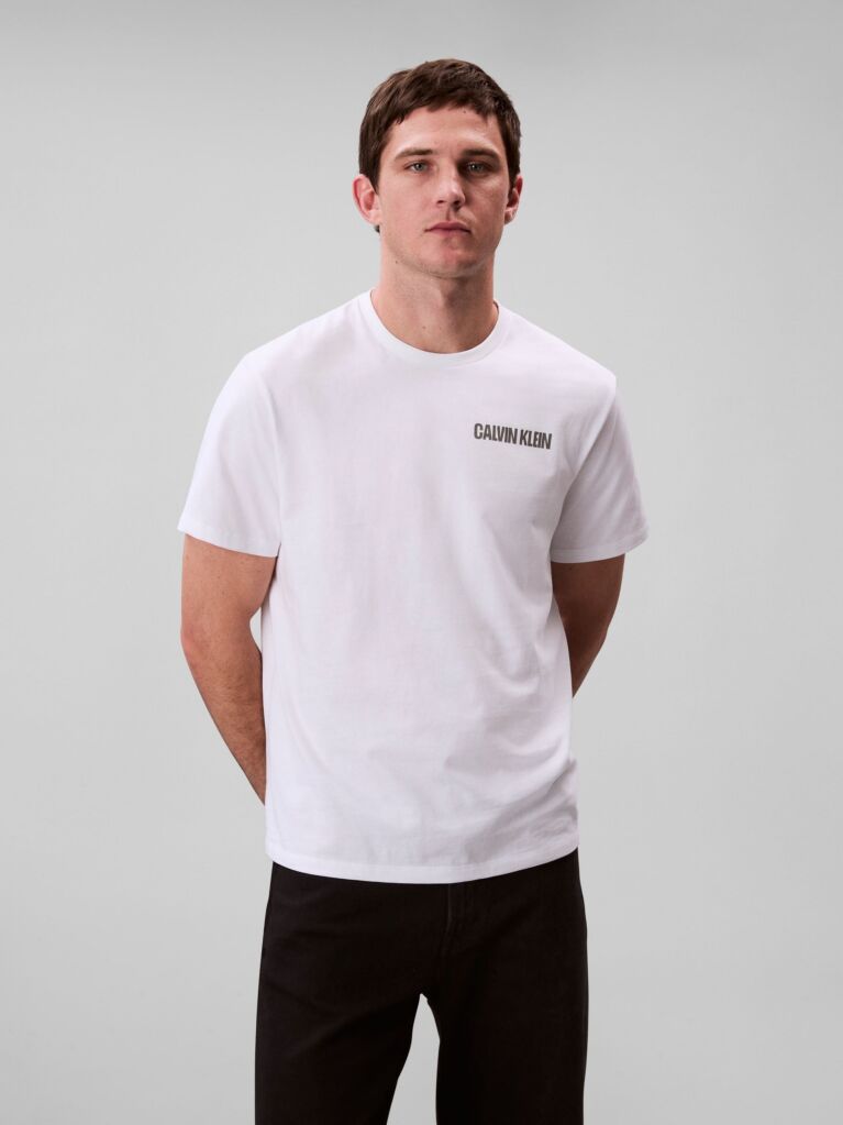 White Short Sleeve T-Shirt  Men