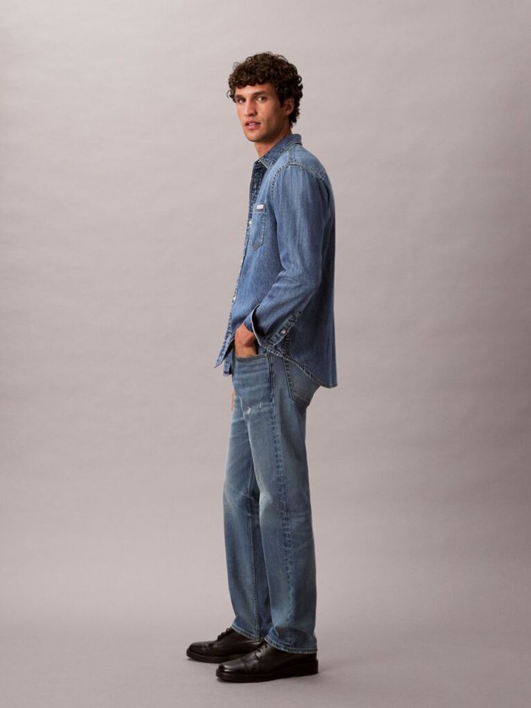Denim Standard Straight Fit Jeans  Men