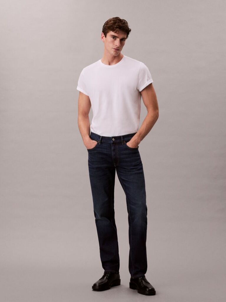 Denim Τζιν Slim Σε Ίσια Γραμμή  Άνδρας