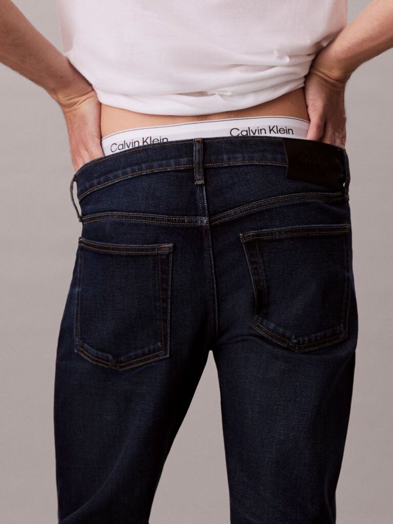 Denim Τζιν Slim Σε Ίσια Γραμμή  Άνδρας