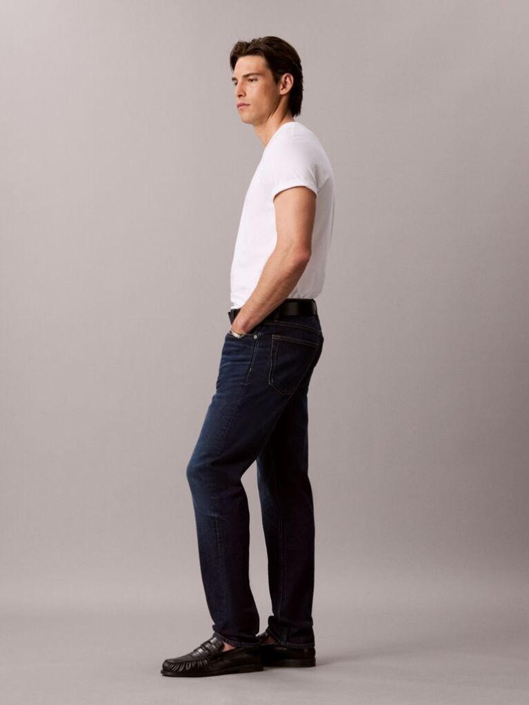 Denim Τζιν Παντελόνι Σε Γραμμή Tapered  Άνδρας