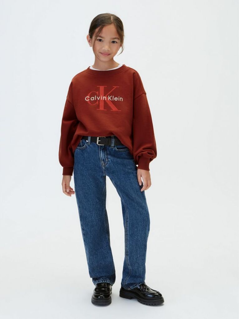 Red Kids' Signature Logo Sweatshirt  Girls