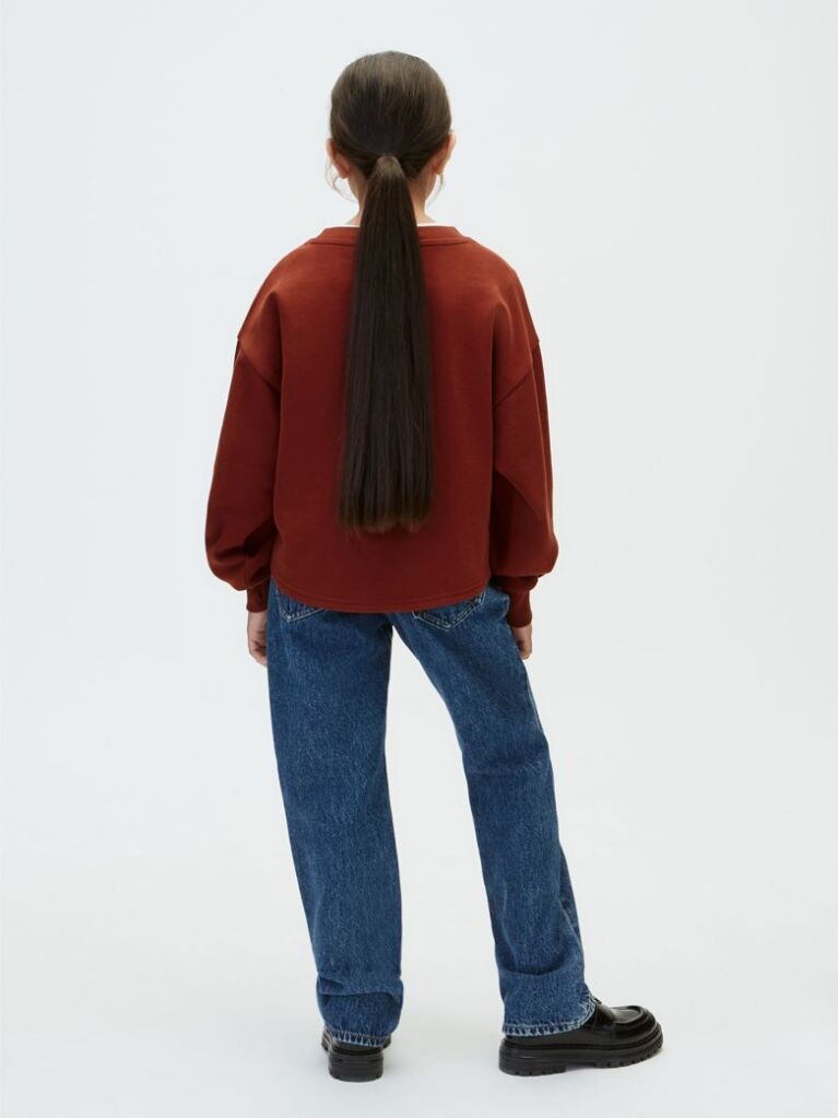Red Kids' Signature Logo Sweatshirt  Girls