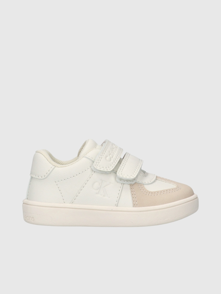 Λευκό Χαμηλά Sneakers Με Velcro  Παιδικό Unisex